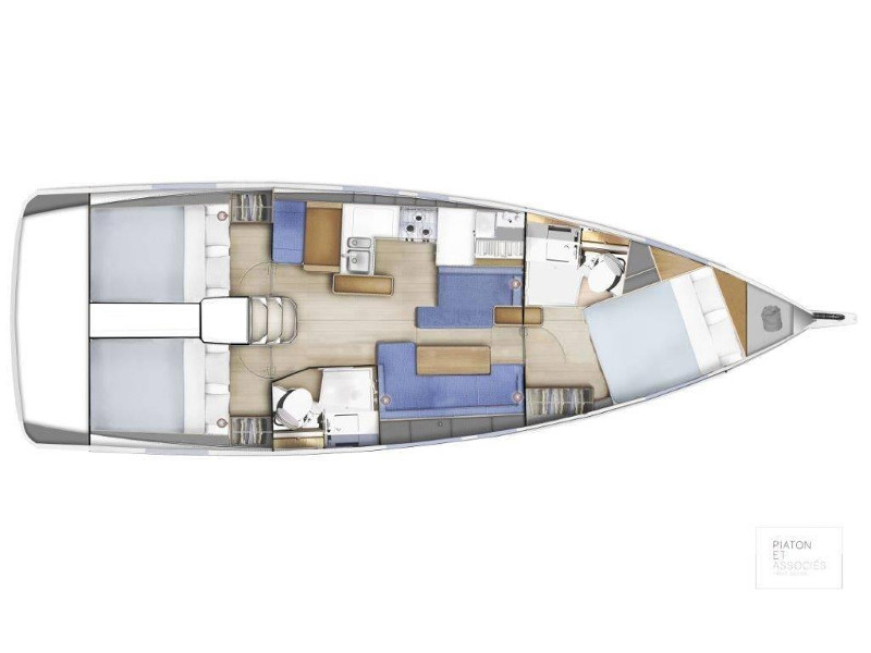 Photo #5 - Sun Odyssey 410 (OLIVER new 2025 (air condition, solar panels)) en Primosten - 6971