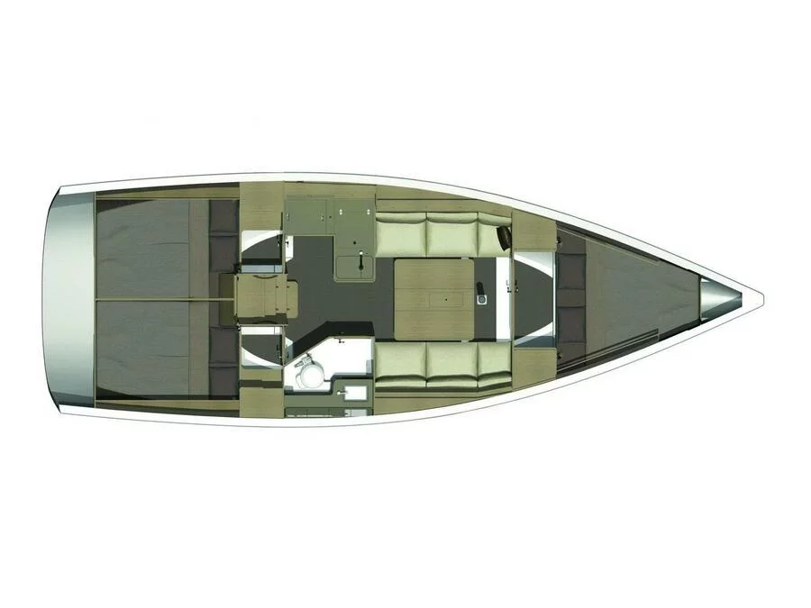 Dufour 350 Grand Large (Mare) Plan image - 3
