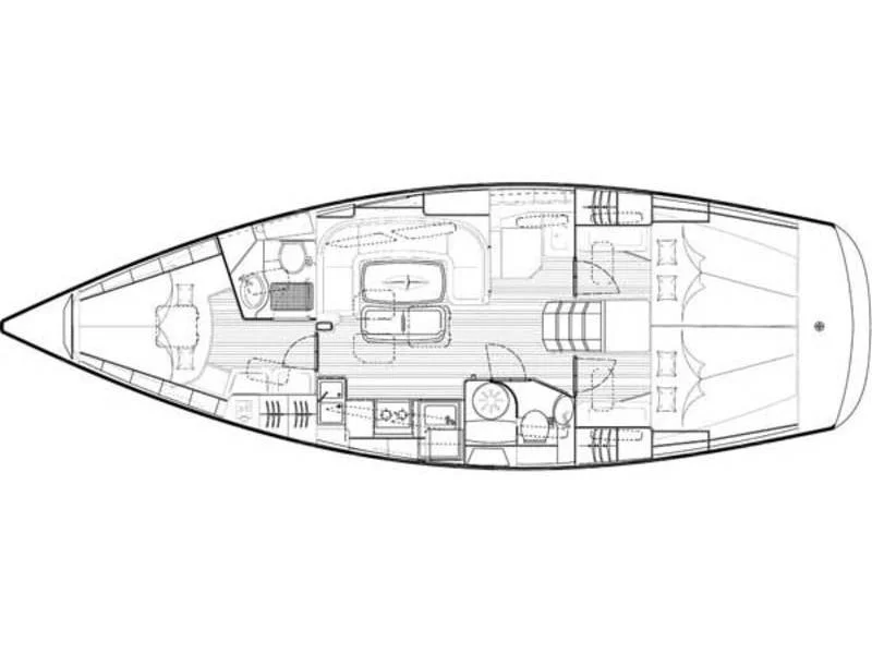 Bavaria 40 Cruiser (Ruck Zuck) Plan image - 8