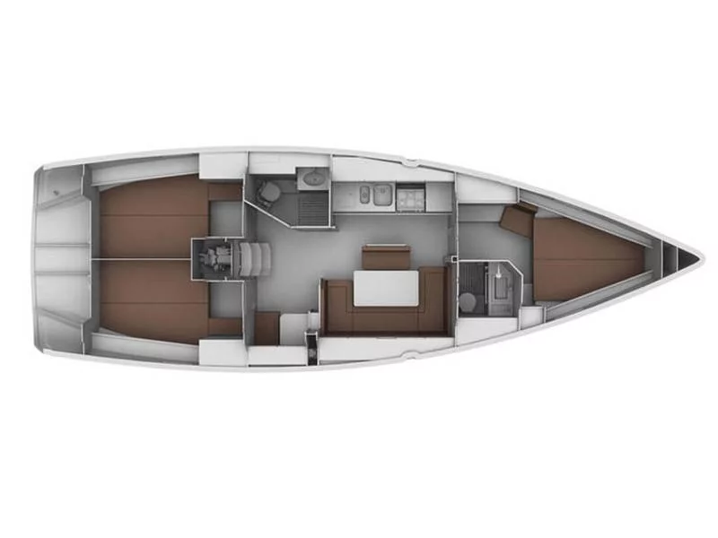 Bavaria Cruiser 40 (Toskana) Plan image - 8