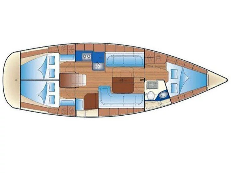 Bavaria Cruiser 37 (Las Cevenas) Plan image - 3