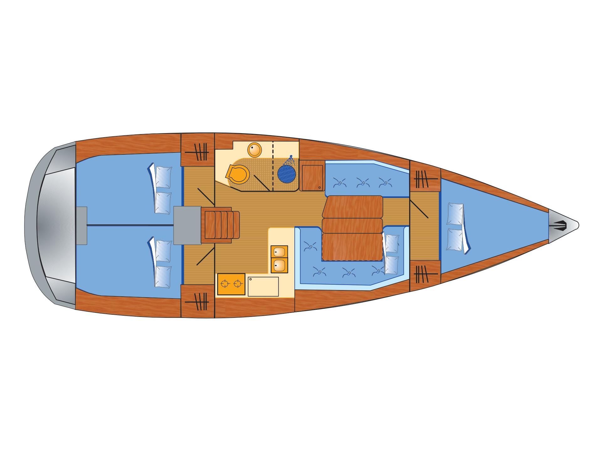 Photo #5 - Sun Odyssey 389 (Sissi) en Krk - 9157