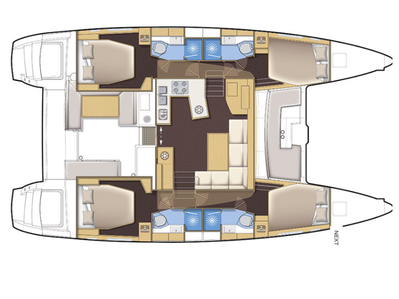 Photo #12 - Lagoon 450 F Luxury (METRA) en Trogir - 6447