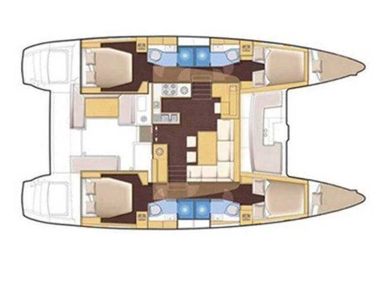 Lagoon 450 Luxury (LU LU ) Plan image - 8