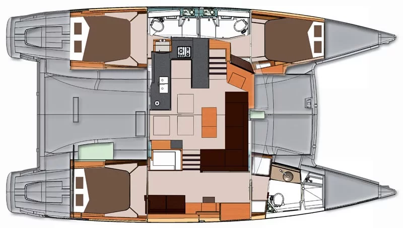Fountaine Pajot Helia 44 Evolution (Owner's Version) (Anila)  - 11