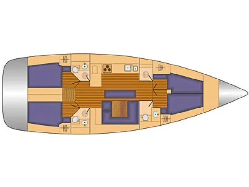 Bavaria Cruiser 45 (iSTONE) Plan image - 7