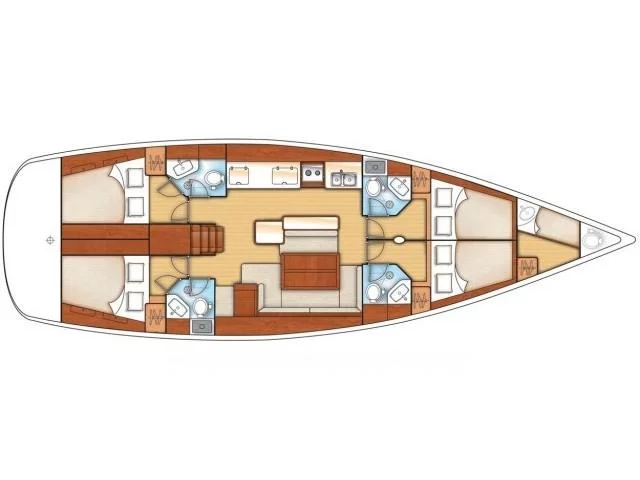 Oceanis 50 Family (Leandros D) Plan image - 4