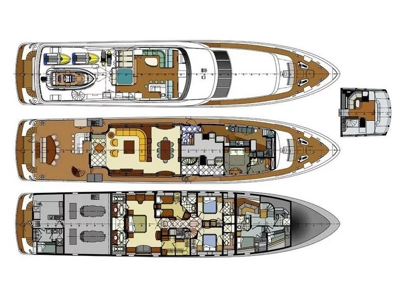 Sunseeker Yacht 105 (BABY) Plan image - 13