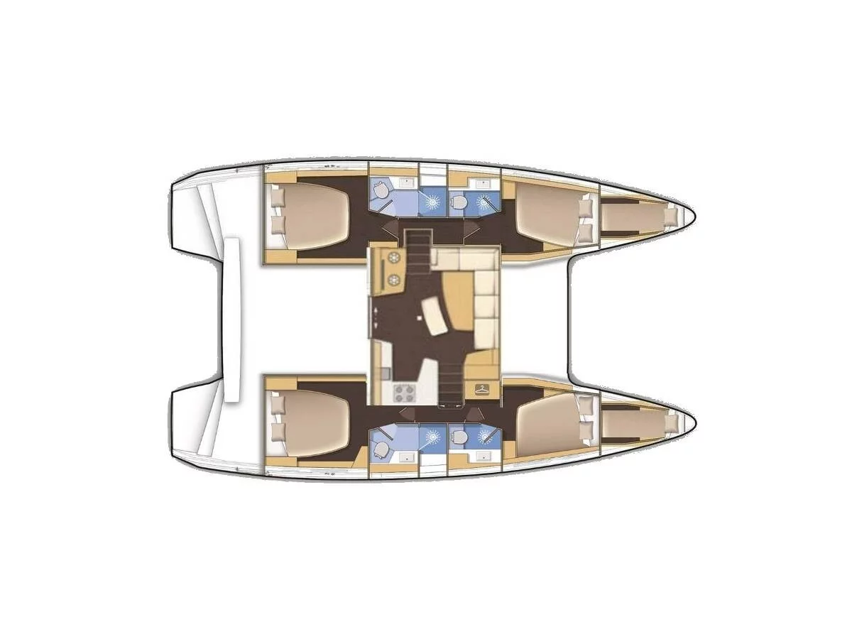 Lagoon 42 (Pitagora) Plan image - 13