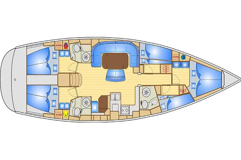 Bavaria 50 Cruiser (Giradora) Plan image - 4