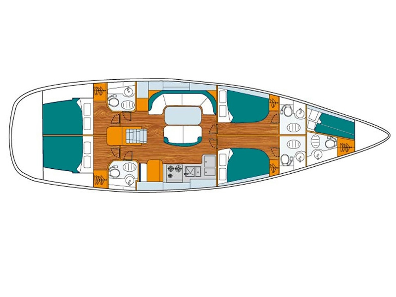 Photo #21 - Beneteau 50 (Viktoria II) en Marmaris - 18719