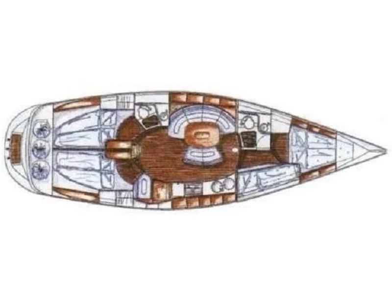 X-Yacht 412 (La Loba) Plan image - 2