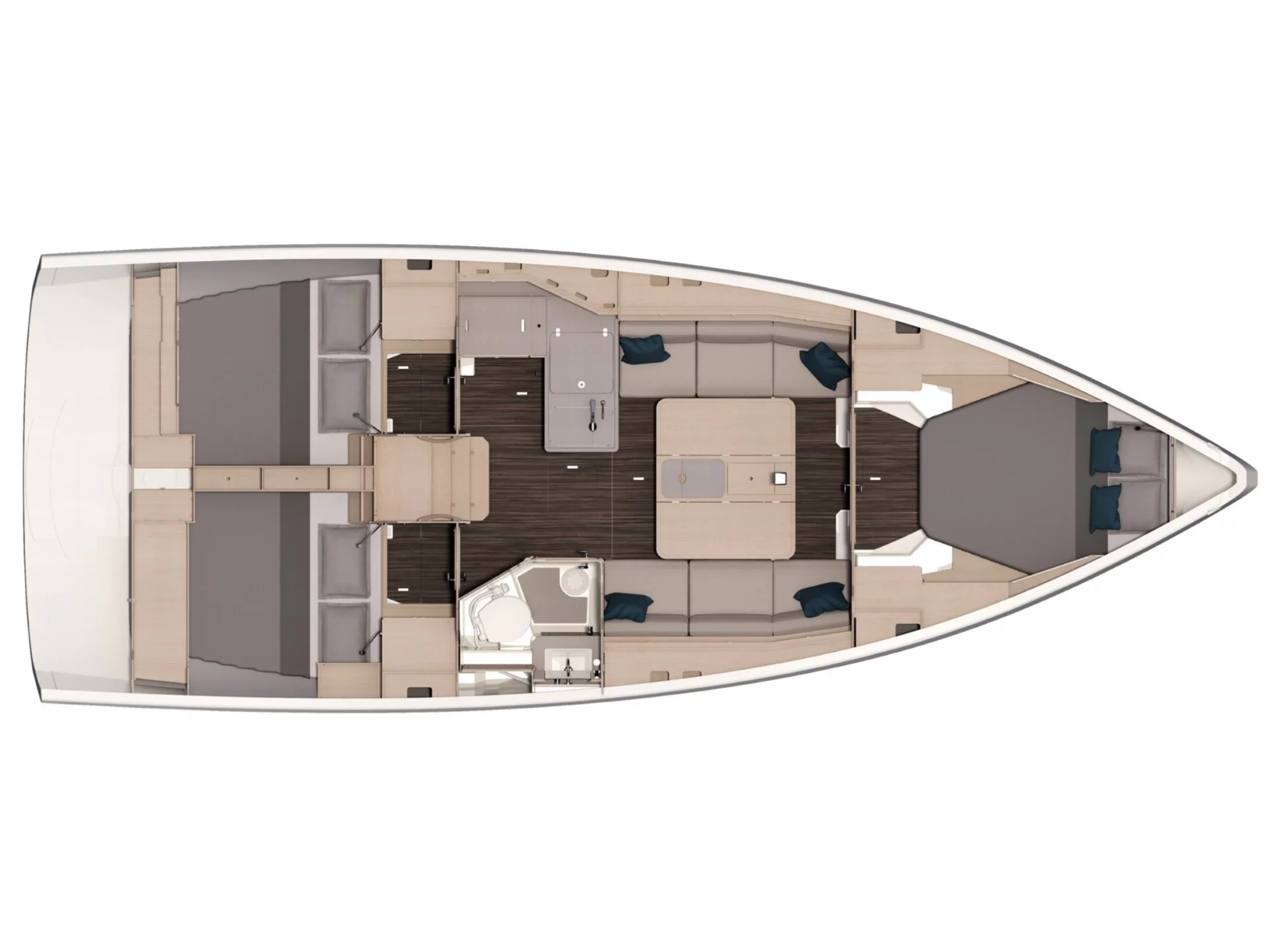 Dufour 37 (Alma) Plan image - 1
