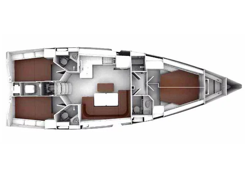 Bavaria Cruiser 46 Style (Anemoni) Plan image - 1