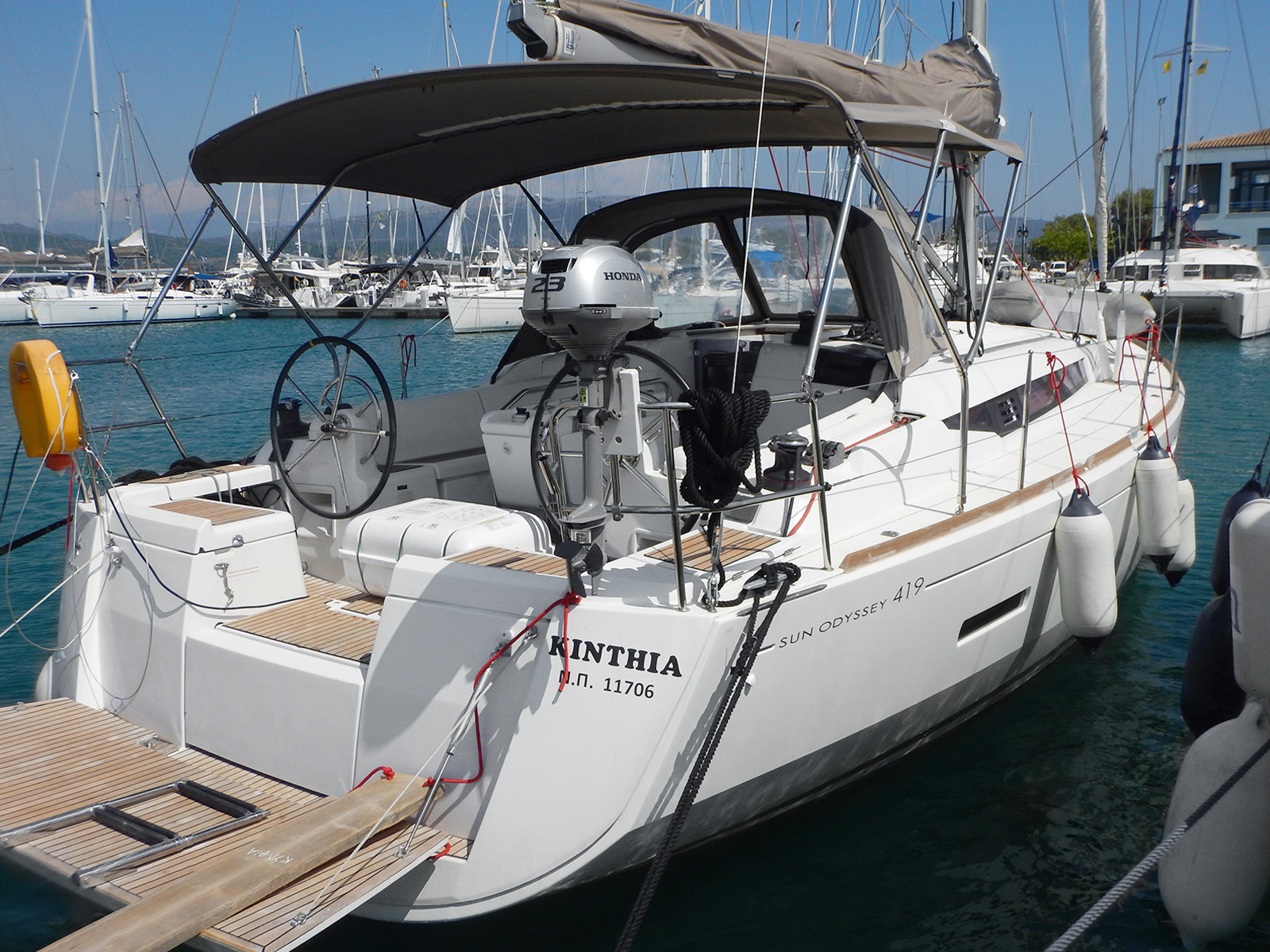 Photo #10 - Sun Odyssey 419 (Kinthia) in Lavrion - 7689