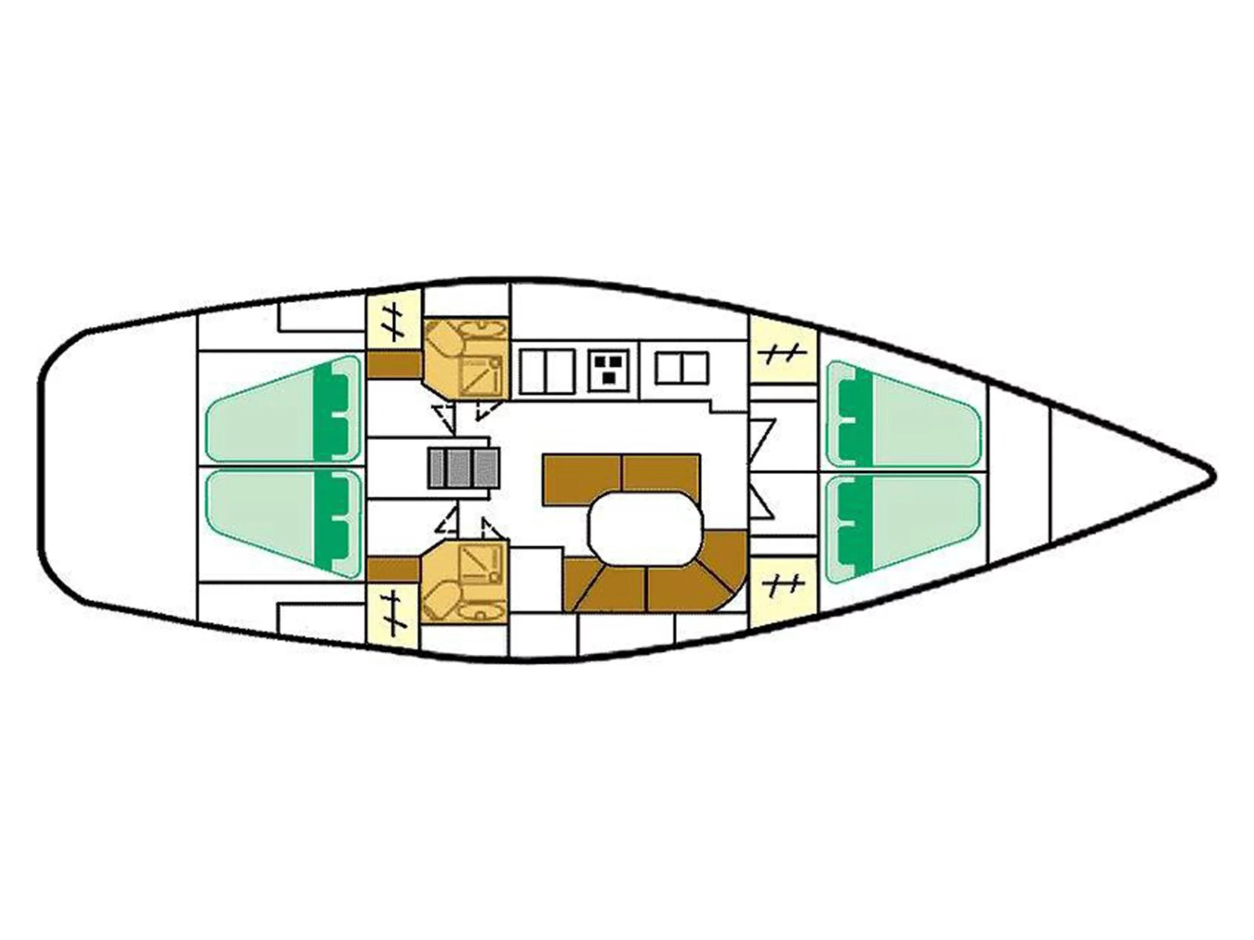 Oceanis Clipper 461 (Seagull) Plan image - 1