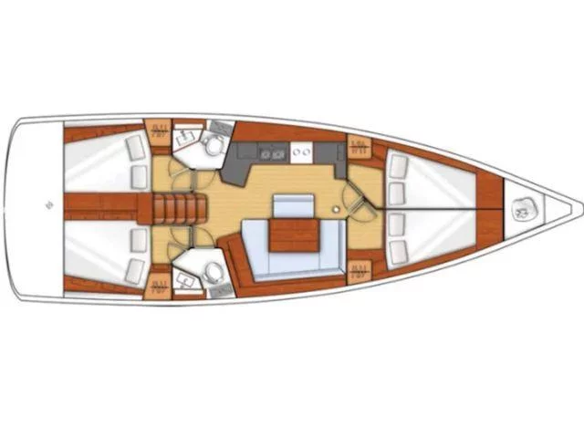Oceanis 45 (4cbs) (Naya) Plan image - 1