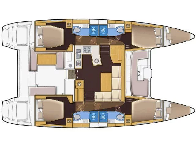 Lagoon 450 Fly (Fluffy) Plan image - 2