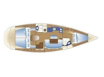Bavaria 42 Cruiser (Okeanis) Plan image - 1