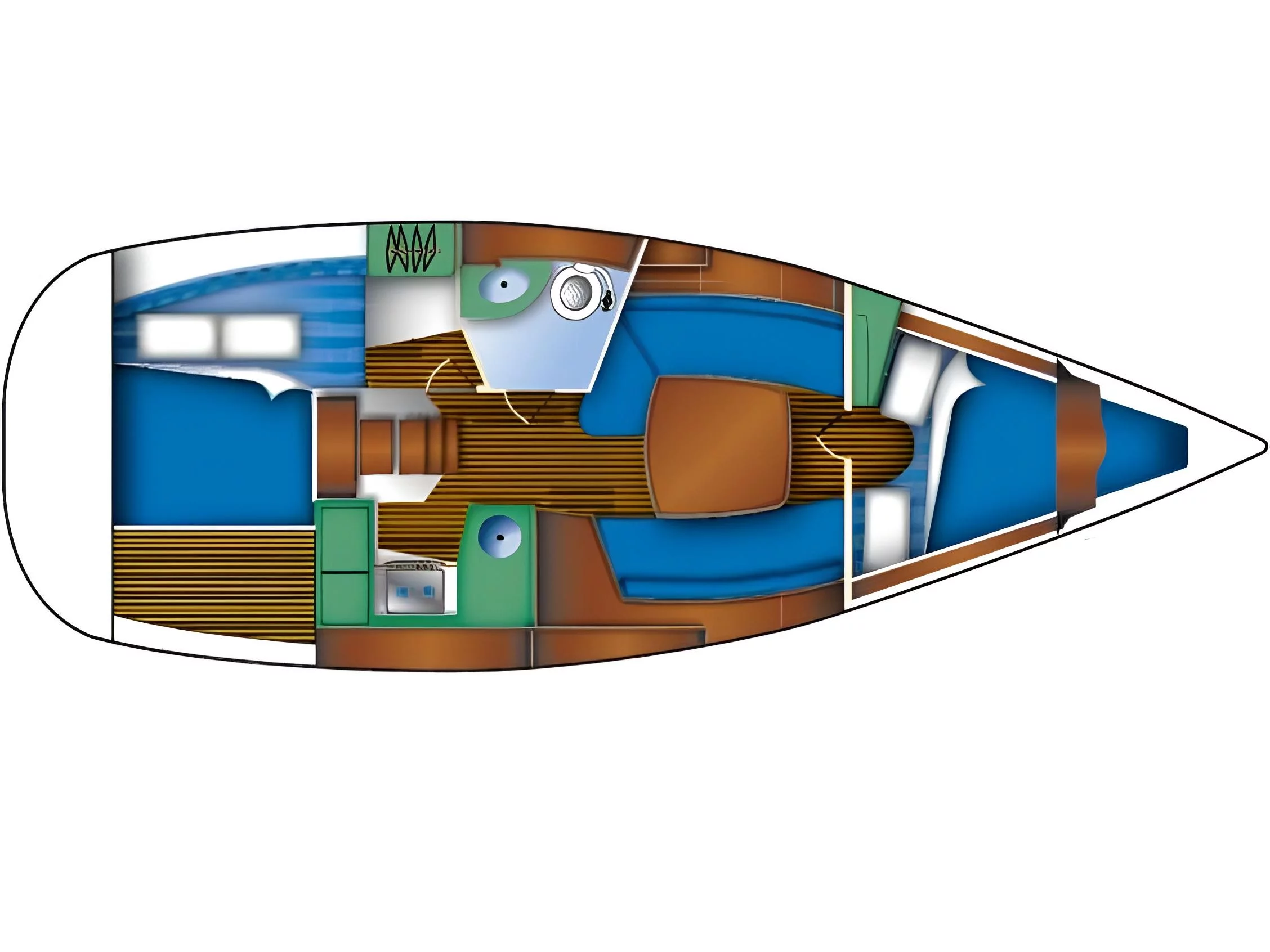Sun Odyssey 32 i (Elif) Plan image - 4