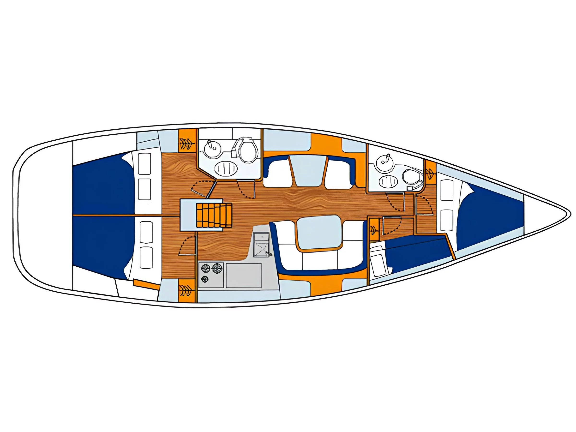 Sun Odyssey 43 (Saida) Plan image - 14