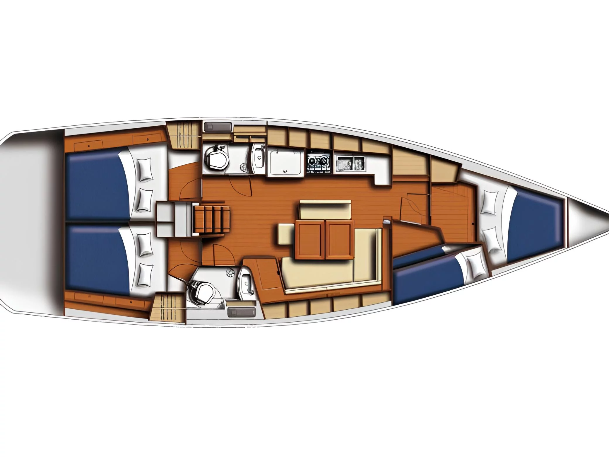 Oceanis 43 (Bliss) Plan image - 10