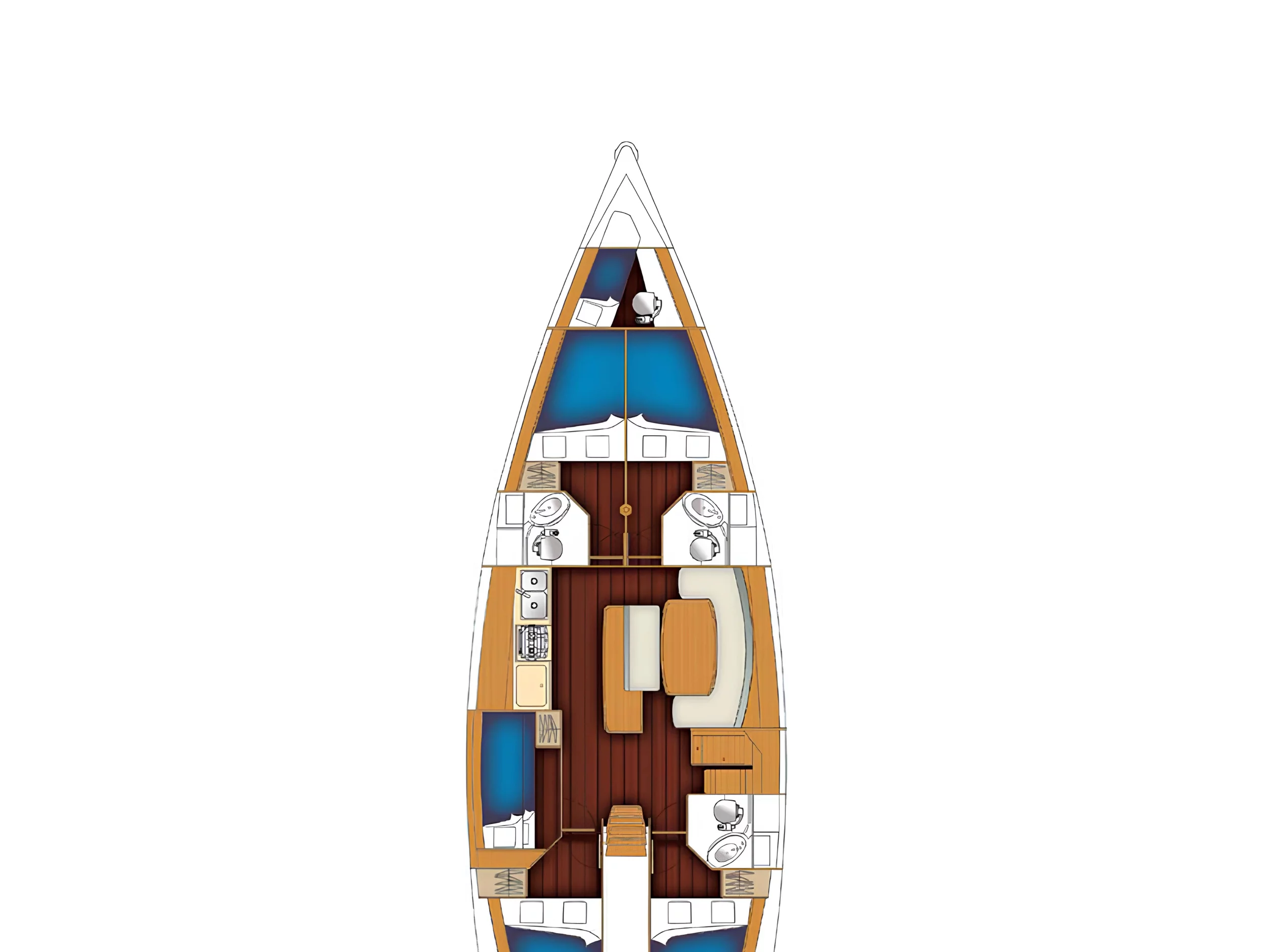 Cyclades 50.5 (Take Five) Plan image - 4