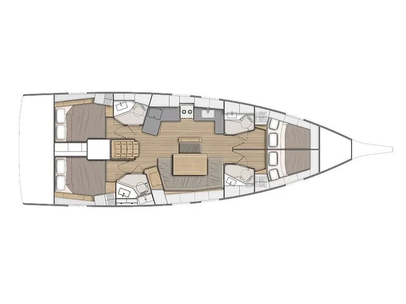 Oceanis 46.1 (Melissa) Plan image - 9