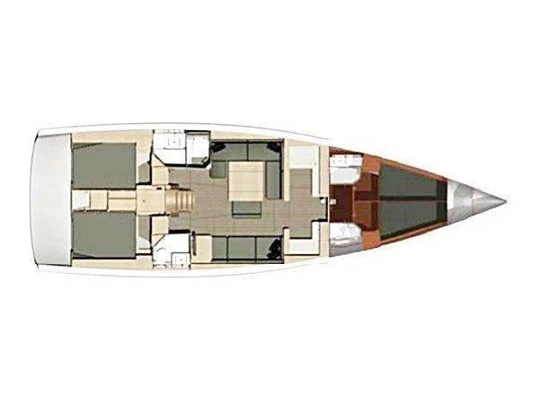 Dufour 500 GL (Nirvana) Plan image - 5