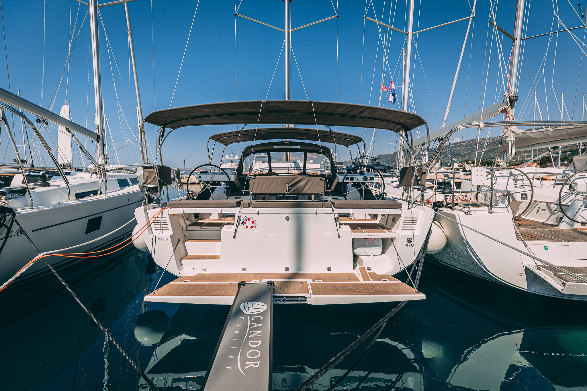 Photo #14 - Dufour 470 owner layout (Angelique) in Kastela - 7598