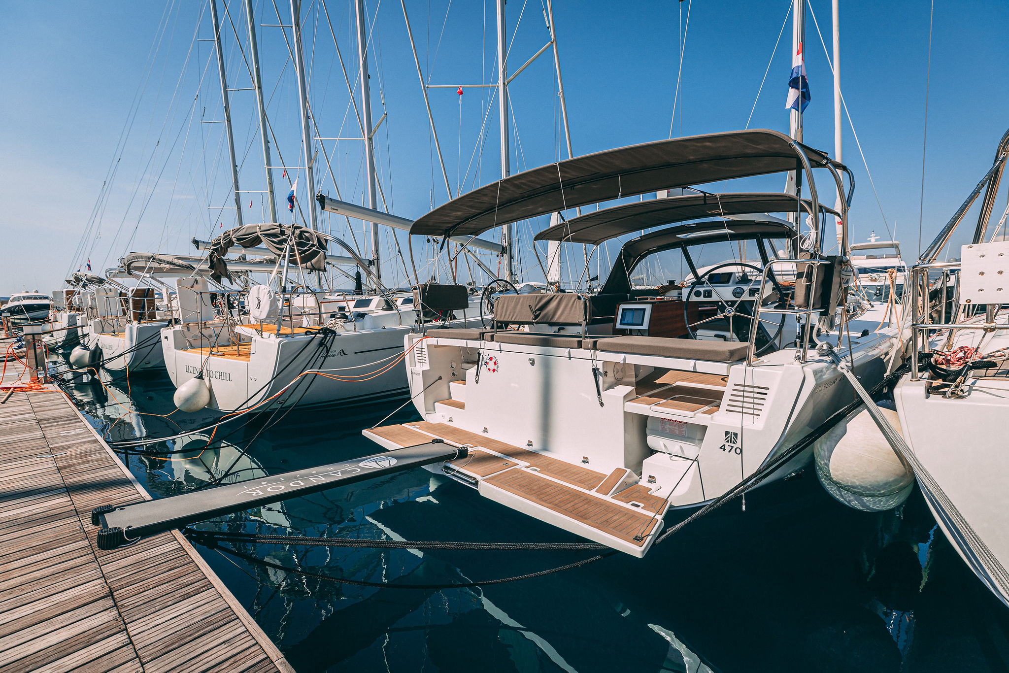 Photo #29 - Dufour 470 owner layout (Angelique) in Kastela - 7598