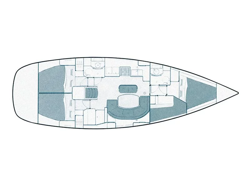 Oceanis Clipper 411 (Artemis) Plan image - 4