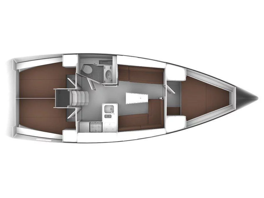 Bavaria Cruiser 37 (Polo - with bowthruster) Plan image - 19