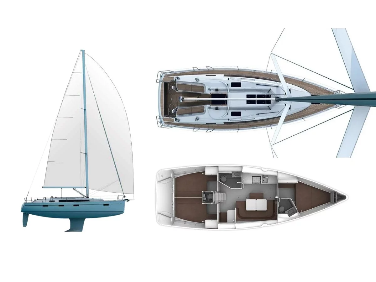 Bavaria Cruiser 41 (Leonidas) Plan image - 4