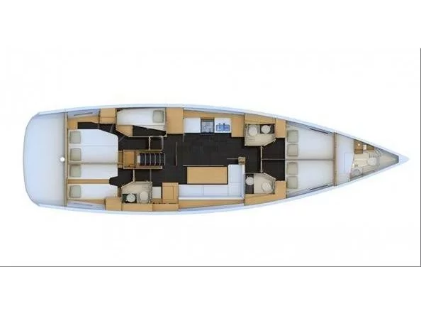 Jeanneau 54 (PELAGIC SAIL) Plan image - 1