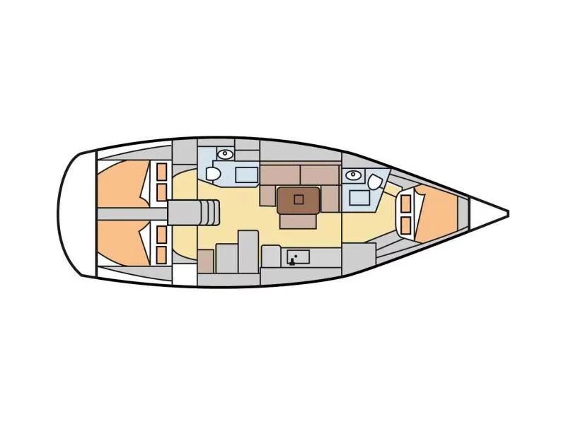 Dufour 405 (Albatros) Plan image - 5
