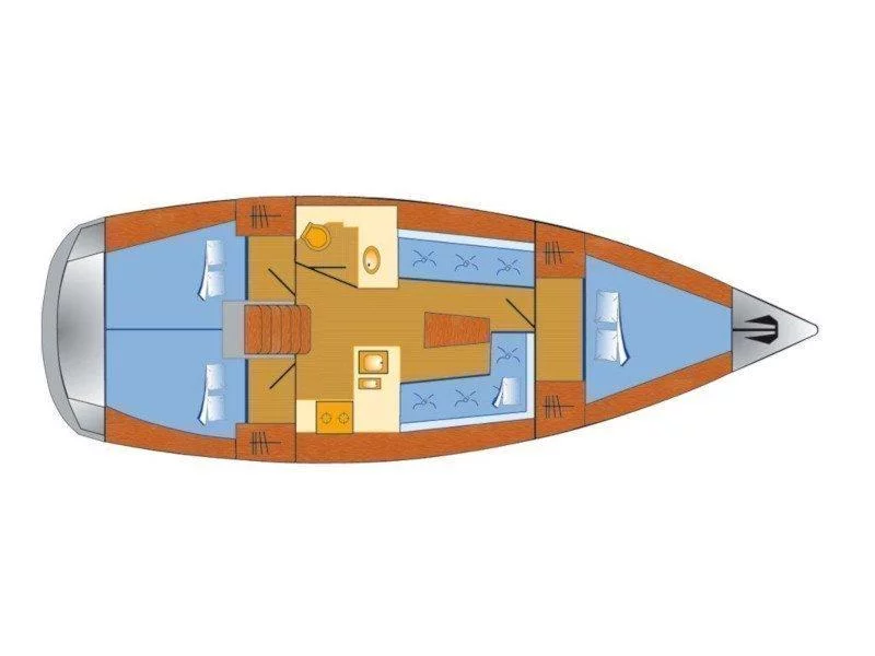 Bavaria Cruiser 37 (Hanni) Plan image - 1