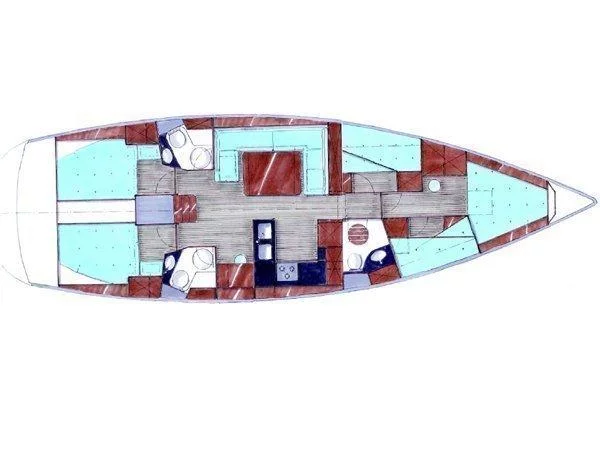 Bavaria 51 Cruiser (Lady Rose) Plan image - 4
