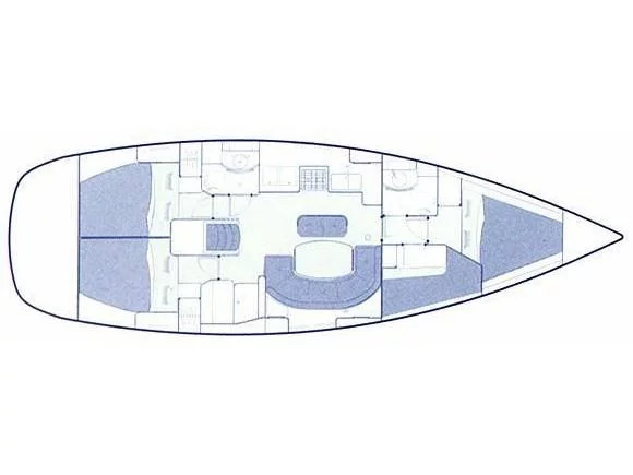 Oceanis 411 Clipper (Ekaterini) Plan image - 12