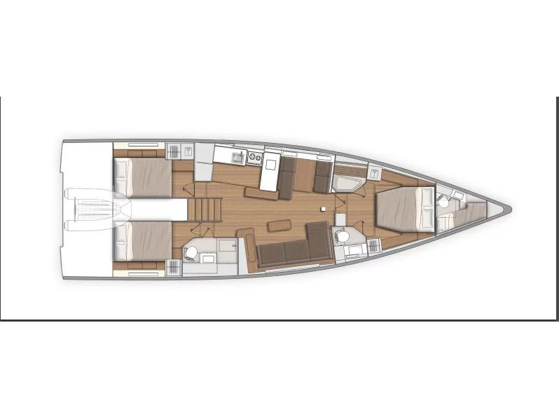 First Yacht 53 (On y va) Plan image - 2