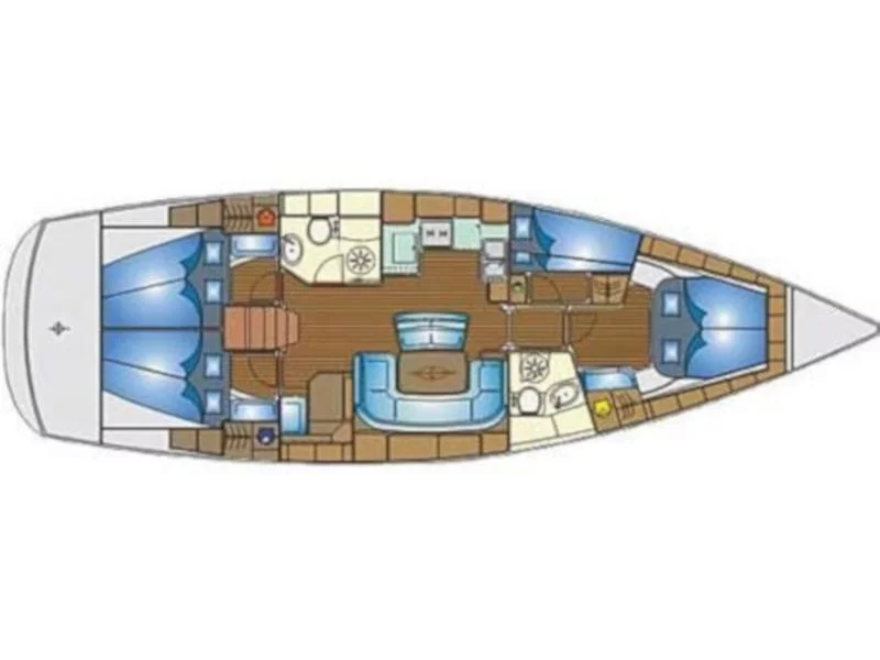 Bavaria 46 Cruiser (Mary Ann) Plan image - 4