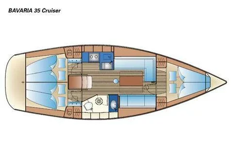 Bavaria 35 Cruiser (Pleiades) Plan image - 2