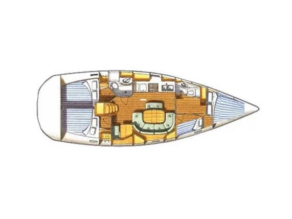 Oceanis 411 Clipper (Nemesis) Plan image - 5