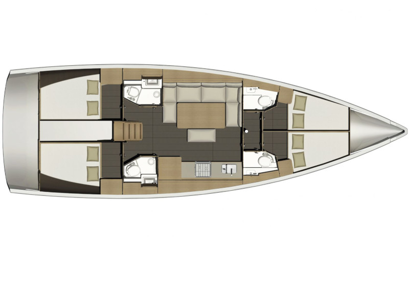 Photo #24 - Dufour 460 Grand Large 4 cabin (Sea Hawk) in Kastela - 24432