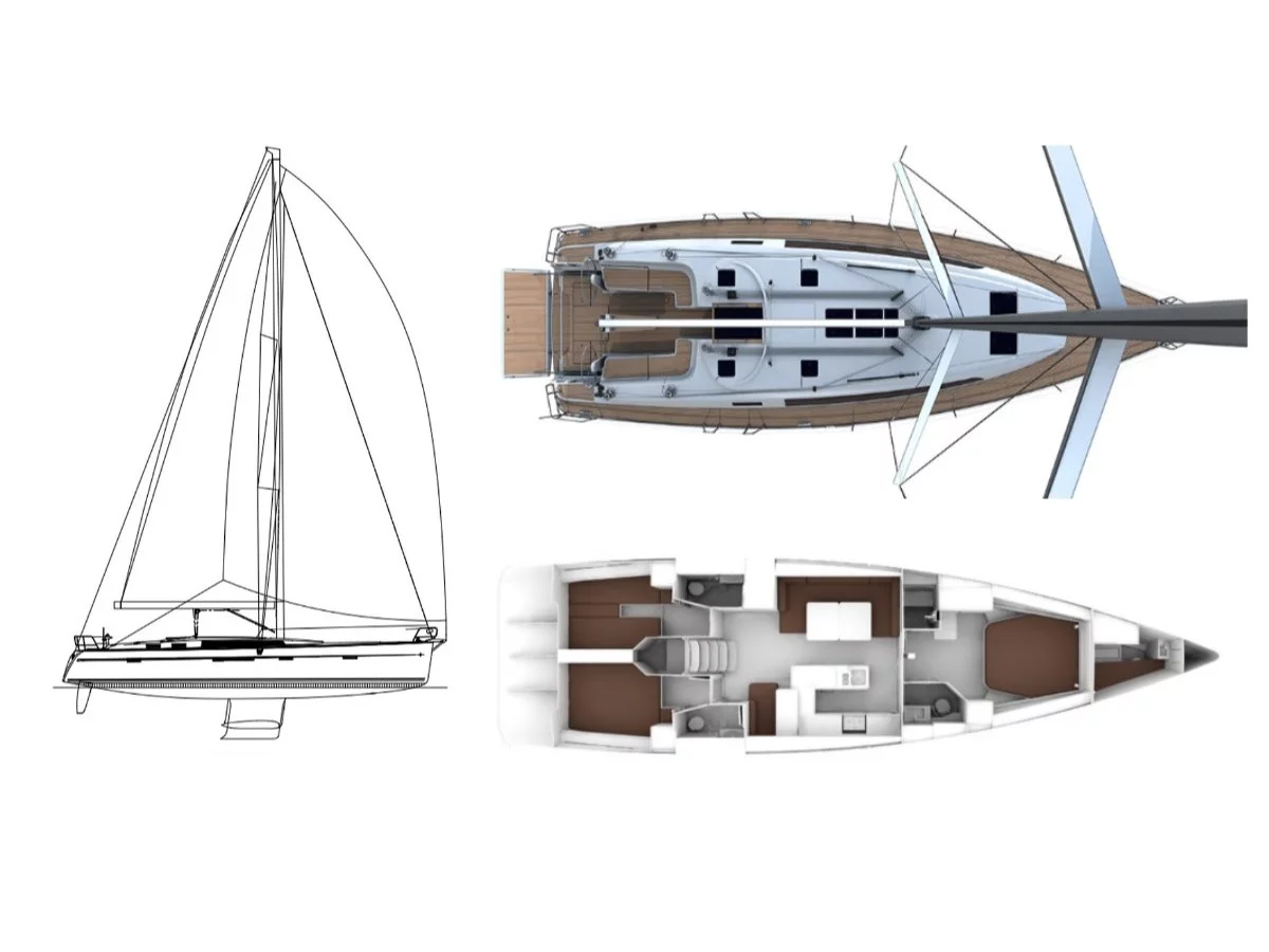 Bavaria Cruiser 56 (Kallirrhoe) Plan image - 12