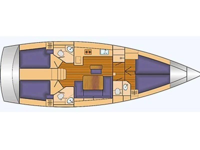 Bavaria Cruiser 46 (Taifun) Plan image - 1