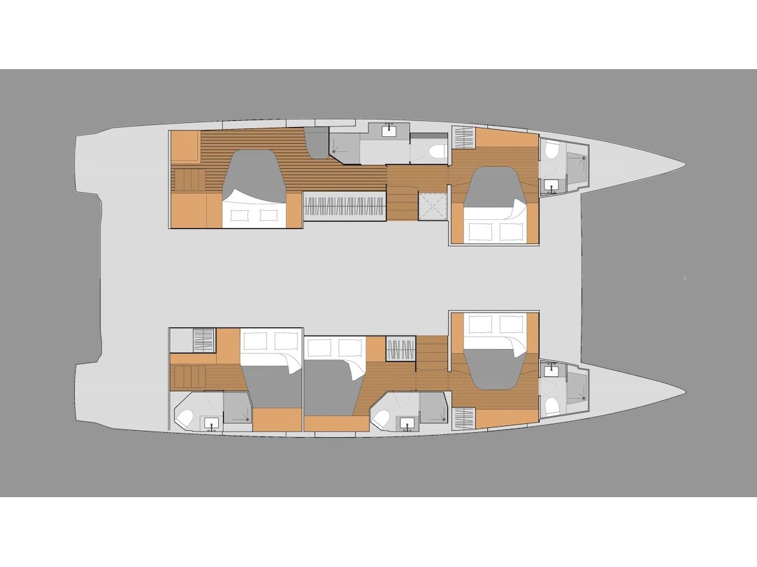 Photo #10 - Aura 51 - (5D+2 skippers' cabin) (ODYSSEUS) in Trogir - 9590