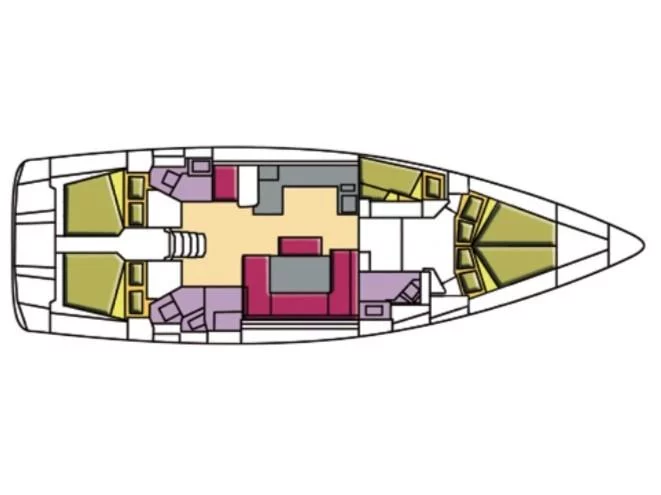 Bavaria Cruiser 51 (Rutilicus) Plan image - 3