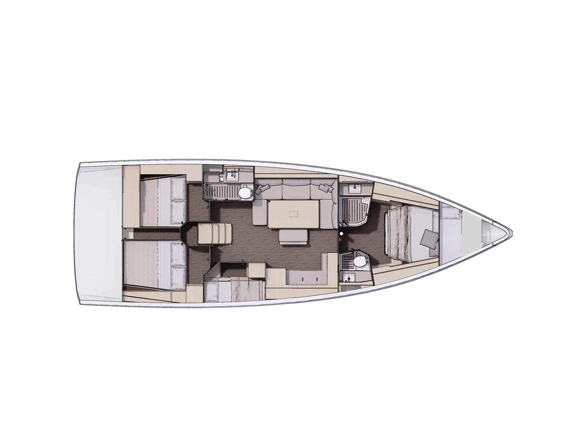 Dufour 470 (SHE) Plan image - 2
