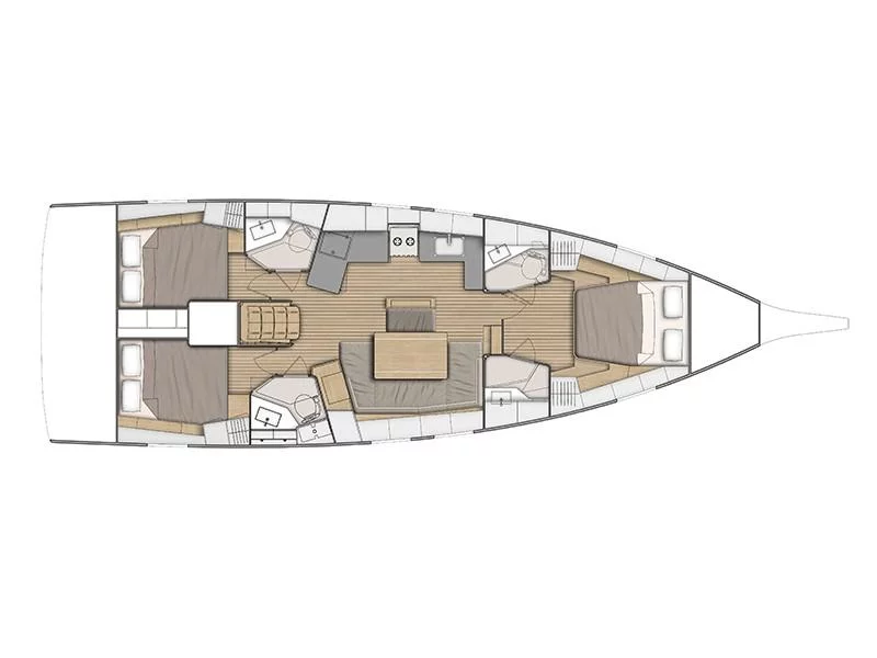 Oceanis 46.1 (Owner's Vision) Plan image - 1
